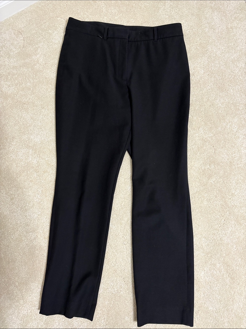 White House Black Market Women's Black Straight-Leg Dress Pants